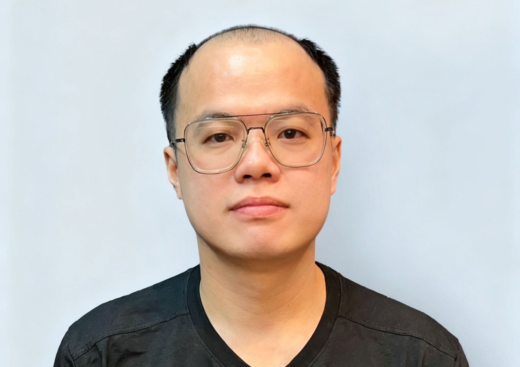 Ming Jun before Crowning Hair